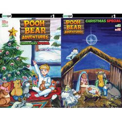 POOH BEAR ADVENTURES CHRISTMAS SPECIAL #1 (ONE-SHOT) CVR D TESSA ROSE HOLOFOIL FLIP VAR