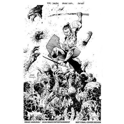 Dead Samurai #8 2nd Ptg Cvr B Jim Lee Scott Williams B&w (Mr)