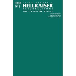 Hellraiser: Resurrections - The Onanistic Ritual #1 Cvr C Green Blank Sketch Var