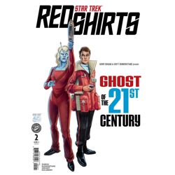 STAR TREK: RED SHIRTS--GHOST OF THE 21ST CENTURY #2 CVR B MALACHI WARD VAR