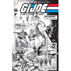GI JOE REAL AMERICAN HERO #330 3RD PTG CVR B MOONEYHAM B&W