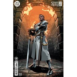 DARK KNIGHTS OF STEEL II #3 (OF 12) CVR D GERALD PAREL CARD STOCK VAR
