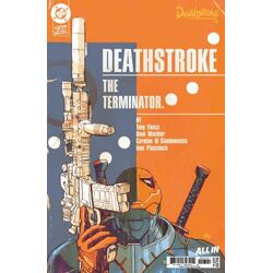 DEATHSTROKE THE TERMINATOR #7 CVR B MITCH GERADS CARD STOCK VAR