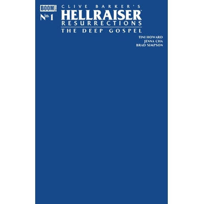 HELLRAISER: RESURRECTIONS - THE DEEP GOSPEL #1 CVR C BLUE BLANK SKETCH VAR
