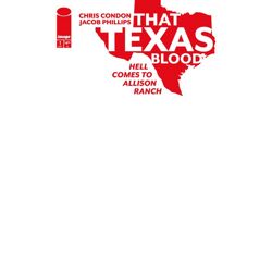 That Texas Blood Hell Comes To Allison Ranch #1 (Of 6) Cvr E Blank Sketch Var (Mr)