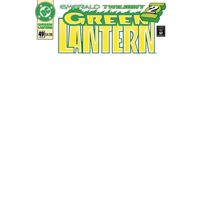 Green Lantern #49 Facsimile Edition Cvr B Blank Card Stock Var
