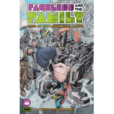 Faceless and the Family Maze of the Mechanical Aliens #2 Cvr B Farel Dalrymple Var