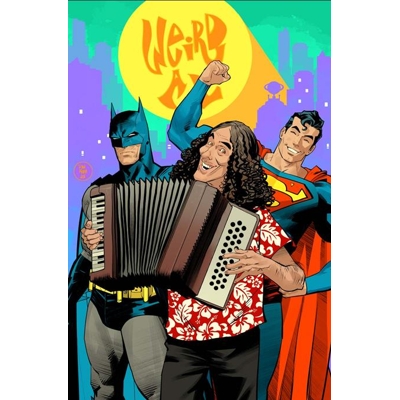 Batman Superman Worlds Finest #50 Cvr G Dan Mora Weird Al Yankovic Cameo Card Stock Var