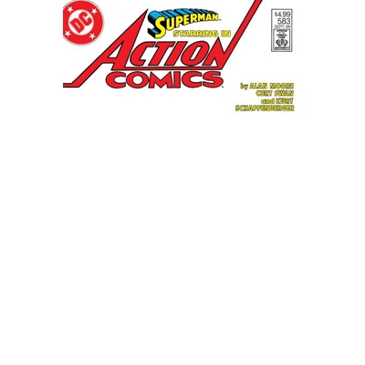 Action Comics #583 Facsimile Edition Cvr B Blank Card Stock Var (Whatever Happened to the Man of Tom
