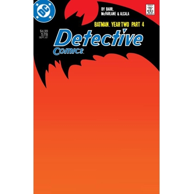 Detective Comics #578 Facsimile Edition Cvr B Blank Card Stock Var (Year Two Part 4 of 4)