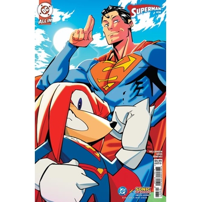 Superman #38 Cvr F Daniele Di Nicuolo DC X Sonic Card Stock Var (the Reign of the Superboys)