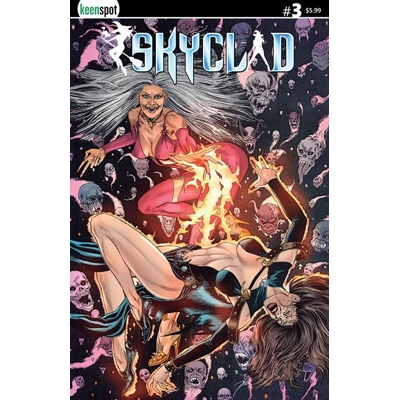Skyclad #3 Cvr A Michal Dutkiewicz Ya Burnt! (MR)