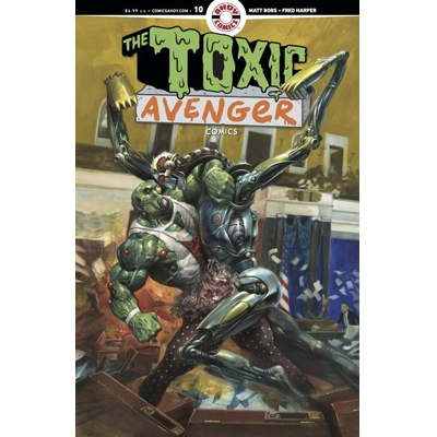 Toxic Avenger Comics #10 Cvr A Fred Harper (MR)