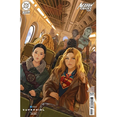 Action Comics #1099 Cvr D Lesley Leirix Li Supergirl Movie Card Stock Var (the Reign of the Superboy