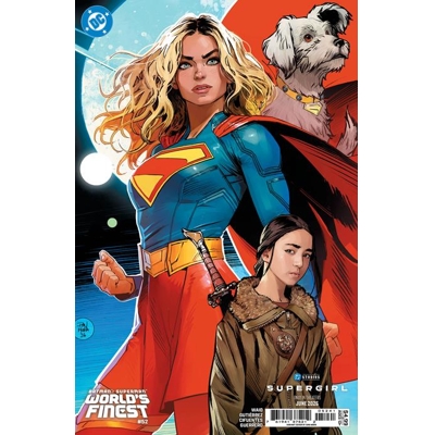 Batman Superman Worlds Finest #52 Cvr D Dan Mora Supergirl Movie Card Stock Var