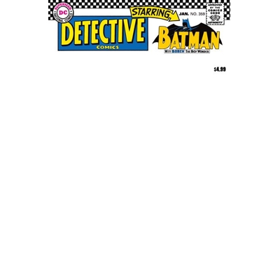 Detective Comics #359 Facsimile Edition Cvr B Blank Card Stock Var