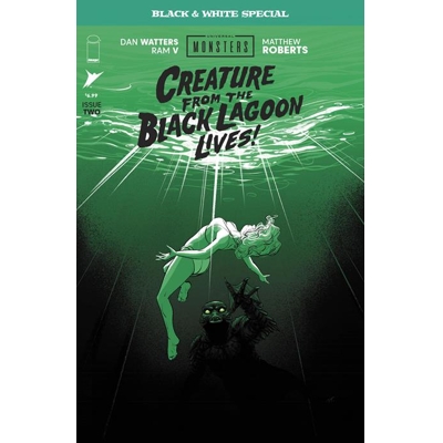 Universal Monsters Creature From the Black Lagoon Lives Black & White Special #2 (of 2) Cvr A Matthe