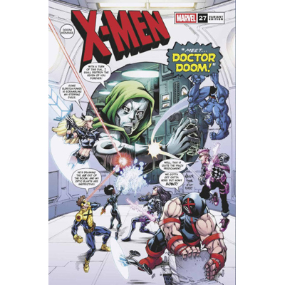X-Men #27 Cvr C Todd Nauck Doom Homage Var
