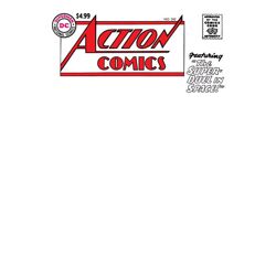 Action Comics #242 Facsimile Edition Cvr B Blank Card Stock Var