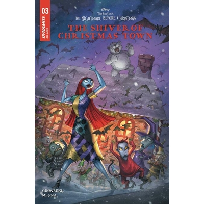 Tim Burtons the Nightmare Before Christmas the Shiver of Christmas Town #3 Cvr C Alan Quah Var