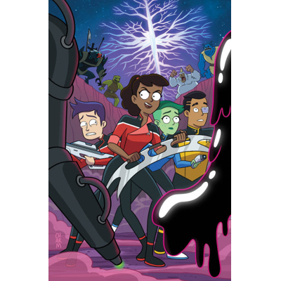 Star Trek: Lower Decks #1 IDW Classics Cvr B Derek Charm Foil Var