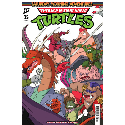 Teenage Mutant Ninja Turtles: Saturday Morning Adventures #35 Cvr A Dan Schoening Connecting Cover S
