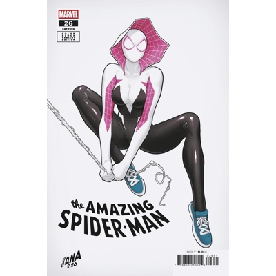 Amazing Spider-Man #26 Cvr E David Nakayama Color Block White Var [DS]