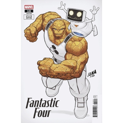 Fantastic Four #10 Cvr B David Nakayama Color Block White Var