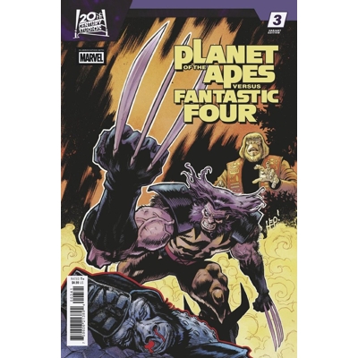 Planet of the Apes vs. Fantastic Four #3 Cvr D Scott Hepburn Versus Var