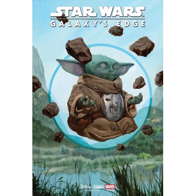 Star Wars: Galaxy'S Edge - Echoes of the Empire #1 Cvr D E.M. Gist Mandalorian & Grogu Var