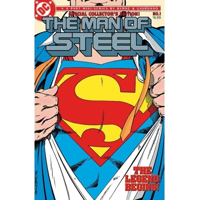 Man of Steel #1 Facsimile Edition Cvr C John Bryne Foil Var
