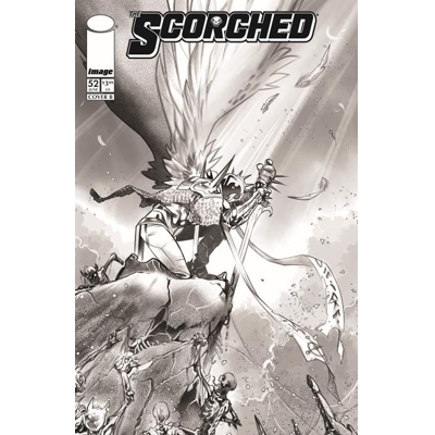 Spawn Scorched #52 Cvr B Ig Guara B&W Var