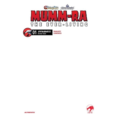 Mummra the Everliving #1 Cvr F Blank Authentix Var