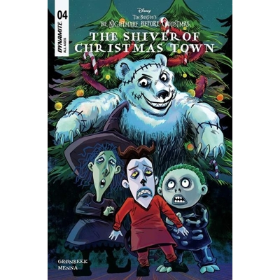 Tim Burtons the Nightmare Before Christmas the Shiver of Christmas Town #4 Cvr B Soo Lee Var