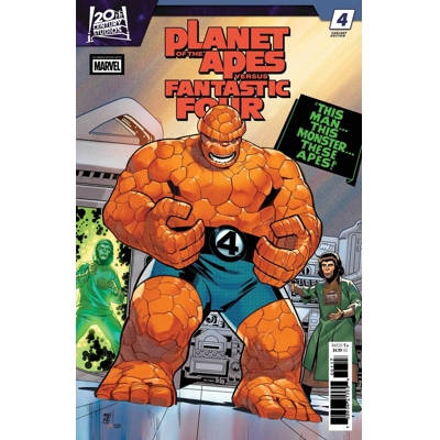 Planet of the Apes vs. Fantastic Four #4 Cvr B Paco Medina Homage Var