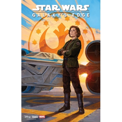 Star Wars: Galaxy'S Edge Echoes of the Empire #2 Cvr C E.M. Gist Mandalorian & Grogu Var