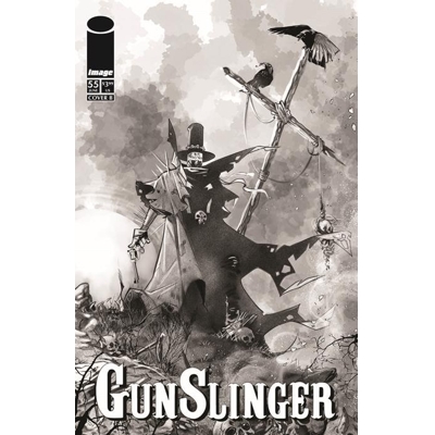 Gunslinger Spawn #55 Cvr B Ig Guara B&W Var