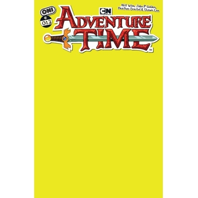 Adventure Time (2025) #13 Cvr C Magic Man Yellow Blank Sketch Var