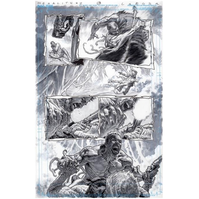 Olympus Saga Megalith #1 (of 4) Cvr Ae Lewis Larosa Original Art Edition 28 Var