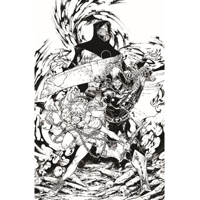 Spawn the Curse of Sherlee Johnson #6 Cvr C Brett Booth B&W Virgin Var