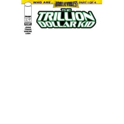 Trillion Dollar Kid #1 (of 2) Cvr E Blank Sketch Var
