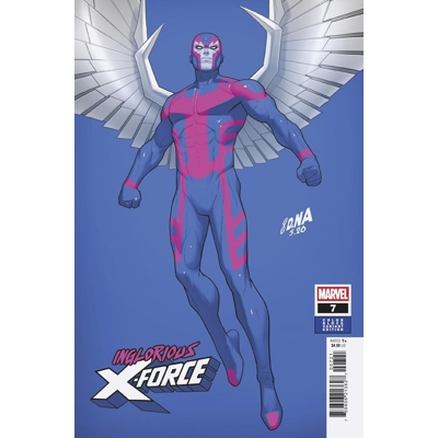 Inglorious X-Force #7 Cvr B David Nakayama Color Block Blue Var