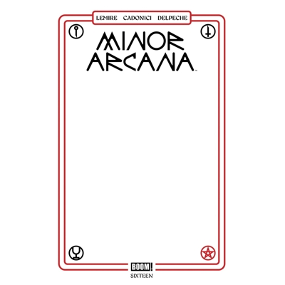 Minor Arcana #16 Cvr C Blank Sketch Var