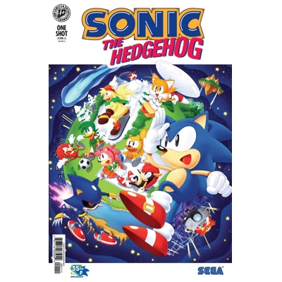 Sonic the Hedgehog 35Th Anniversary Special Cvr B Aaron Hammerstrom Var