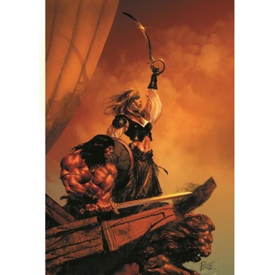 Conan the Barbarian #33 Cvr G Roberto De La Torre Virgin Cardstock Var (MR)