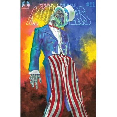 Mark Spears Monsters #11 Cvr D Mark Spears Red White & Dead Var