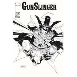 Gunslinger Spawn #57 Cvr B Carlo Barberi B&W Var