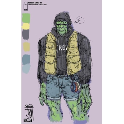 Hornsby & Halo #15 Cvr C Francis Manapul Design Sketch Var