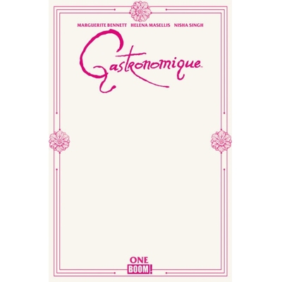 Gastronomique #1 Cvr D Blank Sketch Var