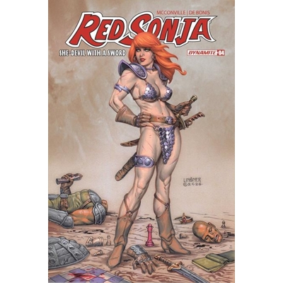 Red Sonja She Devil With a Sword #4 Cvr C Joseph Michael Linsner Var